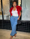 SC Fashion Zipper Loose Jeans GAKF-60103