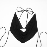 SC Sexy Tie Up Tops Ruffles Skirt 2 Piece Set GSZM-D26ST055