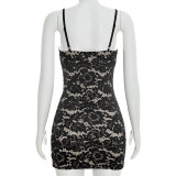 SC Lace Sling Bodycon Dress GSZM-D26DS062