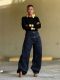 SC Fashion Patchwork Loose Straight Jeans GYLN-1025