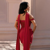 SC Sleeveless Pleated Mesh Mini Dress GSZM-J26DS053