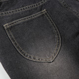 SC Retro Embroidery Flare Jeans GQLF-26899