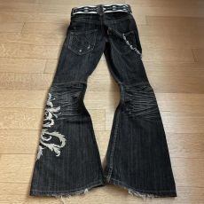 SC Fashion Embroidered Flare Jeans GQLF-3009