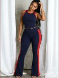 SC Sport Sleeveless Tank Tops Two Piece Pants Set HNIF-MC017
