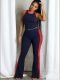 SC Sport Sleeveless Tank Tops Two Piece Pants Set HNIF-MC017