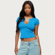 SC V Neck Short Sleeve T Shirt GSBW-J26TP062
