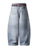SC Plus Size Fashion Washed Straight Jeans GYLN-3648