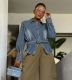 SC Fashion Long Sleeve Ruffles Denim Coats GYLN-3363