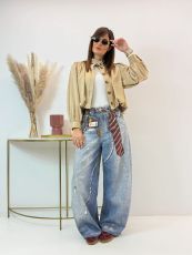 SC Plus Size Fashion Washed Straight Jeans GYLN-3648