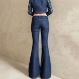 SC SolIid Color Fashion Flare Jeans GQLF-4444