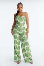 SC Print Sling Slim Jumpsuit YD-8850