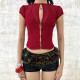 SC Short Sleeve See Through Solid T Shirt GPKJ-MR47582