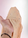 SC Solid Color Halterneck Backless Mini Dress GXIY-K26L2043