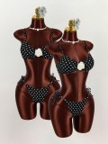 SC Polka Dots Print Tie Up Bikini 2 Piece Swimsuit GXIY-K26L2071
