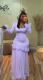 SC Square Neck Long Sleeve Mesh Maxi Dress GADE-11115