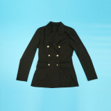 SC Solid Color Long Sleeve Blazer Two Piece Pants Set YF-10980