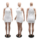 SC Sleeveless Sequin Mini Dress CYA-902223