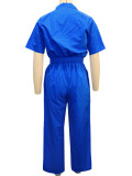 SC Short Sleeve Sport Tops Two Piece Pants Set SH-391526