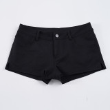 SC Solid Color Slim Short GPKJ-MR46858