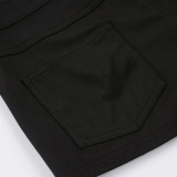 SC Solid Color Slim Short GPKJ-MR46858