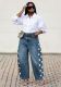 SC Star-print Straight Jeans GYLN-2619
