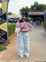 SC Multi-pockets Washed Jeans GYLN-0757