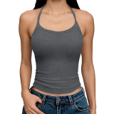 SC U Neck Solid Color Tank Top GYZY-6705