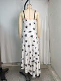 SC Sleeveless Patchwork Print Sling Maxi Dress GPBY-DR8277
