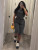 SC Fashion Washed Short Sleeve Two Piece Shorts Set TR-1361