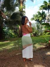 SC Color Block Knits Beach Maxi Dress TR-1359