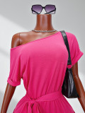SC Casual Sport Knits Split T Shirt Dress GHYX-Y2312