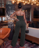 SC Casual Washed Tube Top Wide Leg Jumpsuit TR-1360