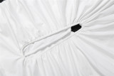 SC Ruched Hollow Out Mini Dress GZJQ-K25D90718