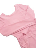 SC Solid Color Backless Yoga Romper YH-9024