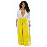 SC Contrast Color Loose Sport Pants IV-8600