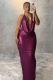 SC Deep V Neck Backless Evening Dress GMYU-9285
