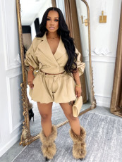 SC Long Sleeve Lapel Short Coats Short Suit SFY-841