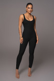 SC Sleeveless Solid Color Jumpsuit MZ-S2802