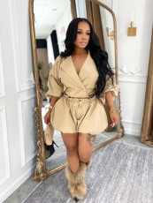 SC Long Sleeve Lapel Short Coats Short Suit SFY-841