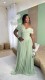 SC Slash Neck Ruched Tie Up Maxi Dress GCNE-73396
