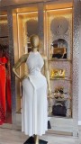 SC Sleeveless Pleated Slim Maxi Dress GCNE-73599