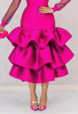 SC Ruffles Solid Color Cake Skirts GKEN-ASK051046