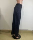 SC Solid Color High Waist Wide Leg Pants QODY-6074