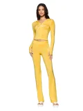 SC Long Sleevel Print Hooded Flare Pants 2 Piece Set GXZY-Xy2507