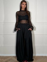 SC Solid Color High Waist Wide Leg Pants QODY-6074