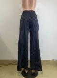 SC Solid Color High Waist Wide Leg Pants QODY-6074