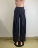 SC Solid Color High Waist Wide Leg Pants QODY-6074