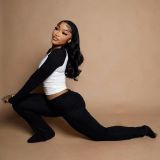 SC Contrast Color Long Sleeve Pants Three Piece Set GYWO-9910