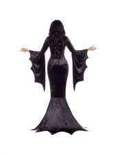 SC Velour Bat Sleeve Slim Fishtail Dress GYEF-XG091-A2
