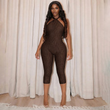 SC Backless Sleeveless Seventh Jumpsuit MXBF-J26JP089